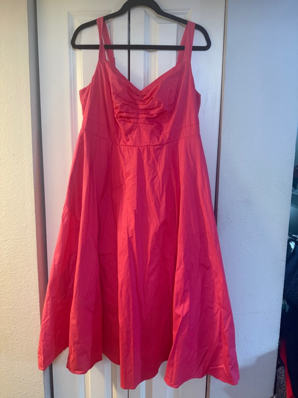 Torrid Hot Pink Smocked Bodice Top